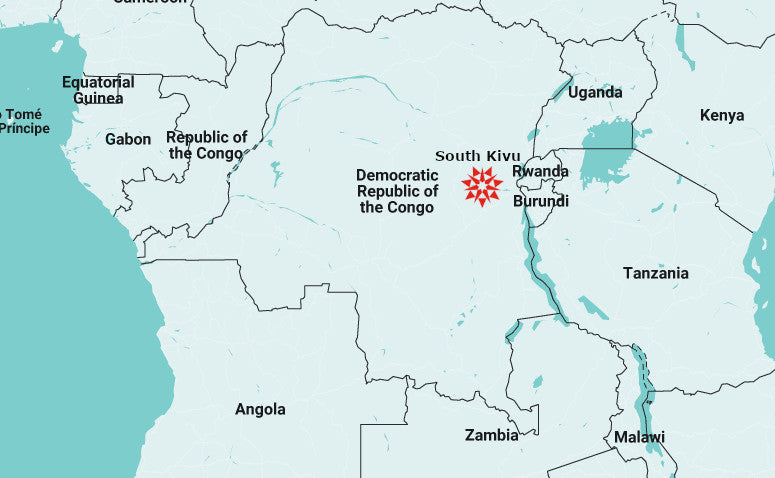 Map of Congo (Dem. Republic)
